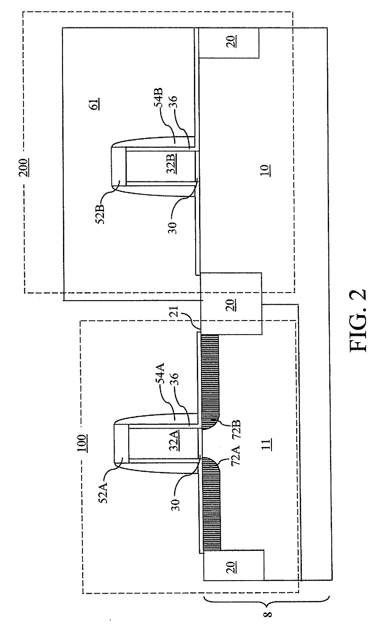 Local stress engineering for CMOS devices