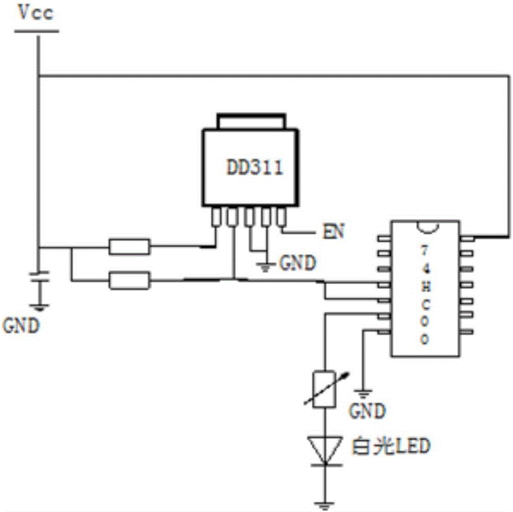 A vehicle-mounted visible light wireless digital voice communication system