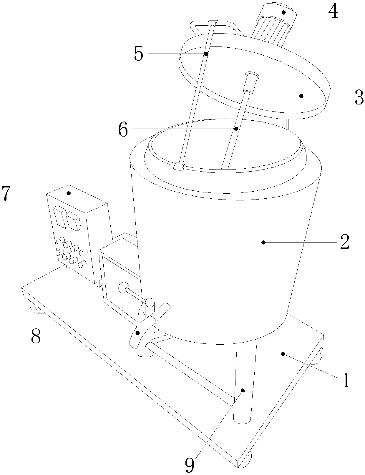 Pasteurized-milk desugaring processing device based on resonant refrigeration