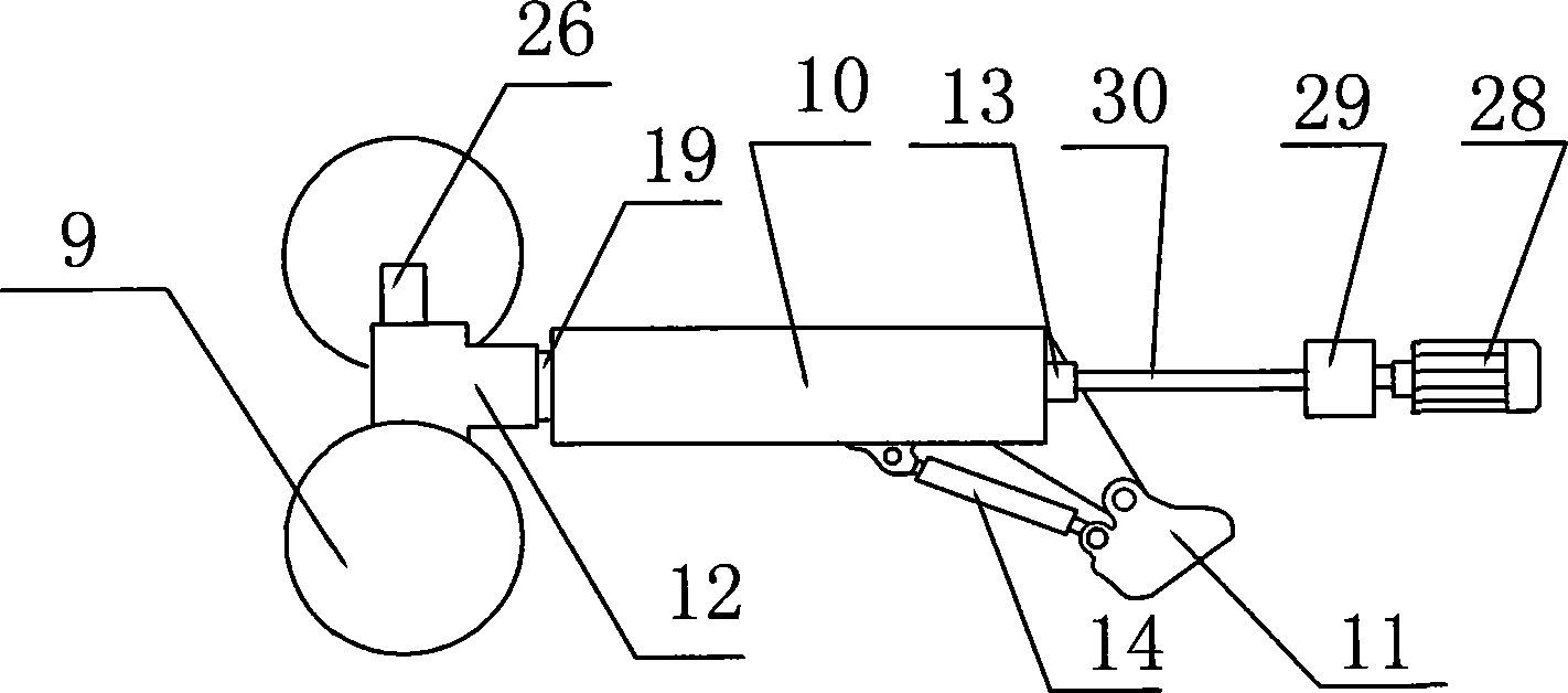 Mechanically-driven hard-rock double-head tunneling machine