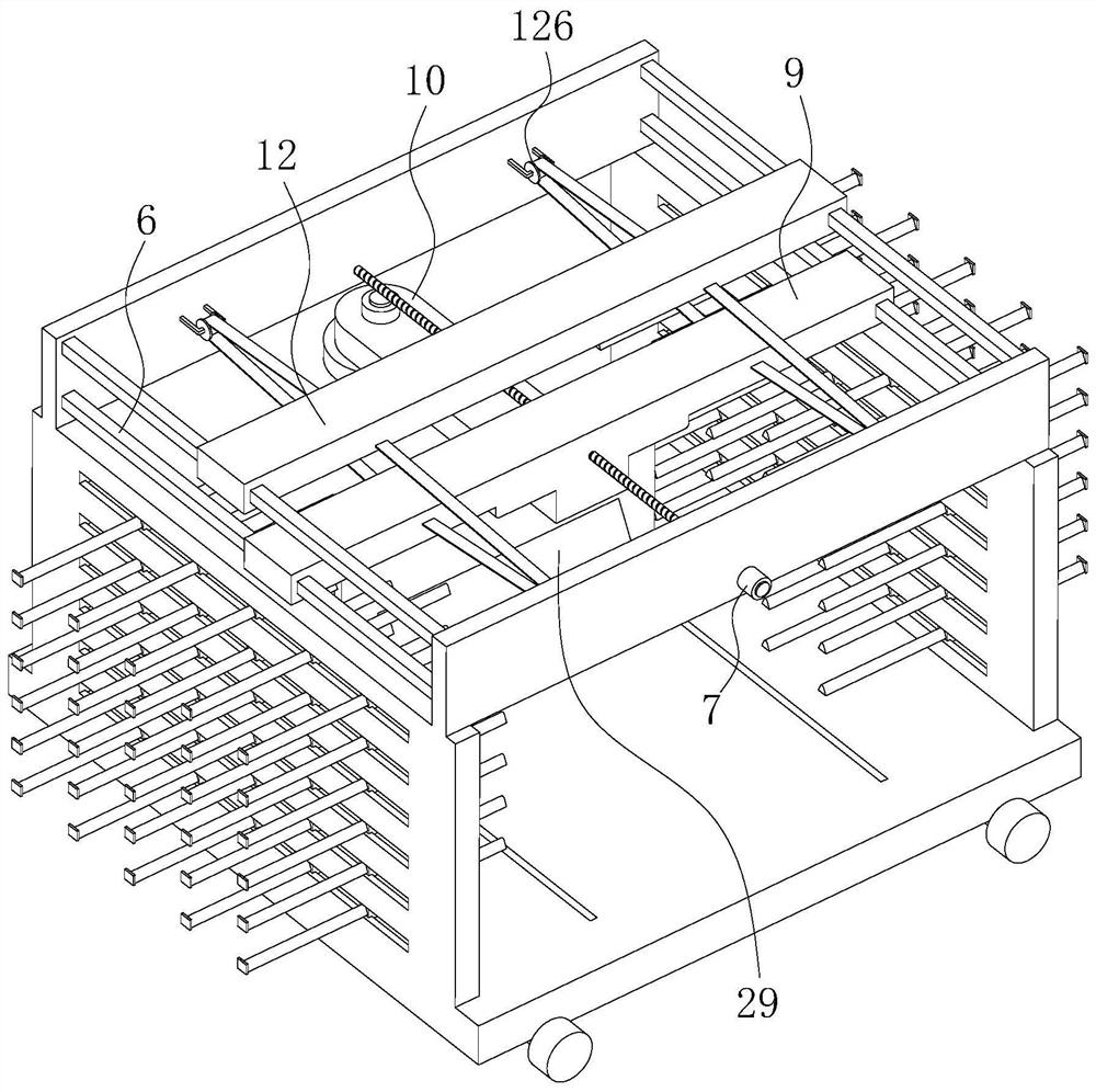 A prefabricated reinforced concrete plate handling machine for prefabricated buildings