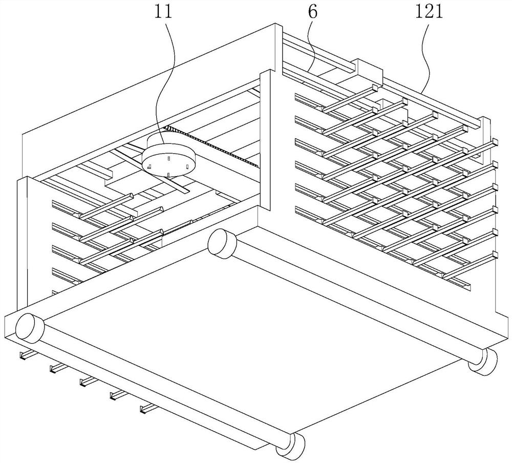 A prefabricated reinforced concrete plate handling machine for prefabricated buildings