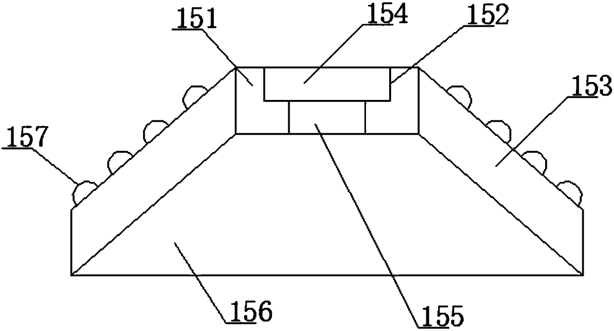 Sand grain and liquid filtering device for sand excavating ship