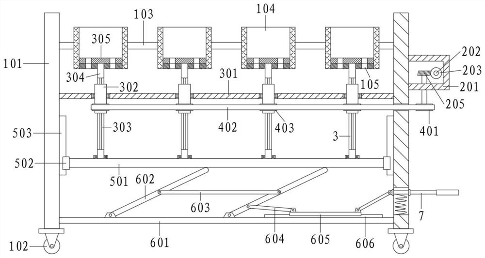 Transplanting seedbed provided with bacterium isolation structure and used for potato breeder's seeds and method