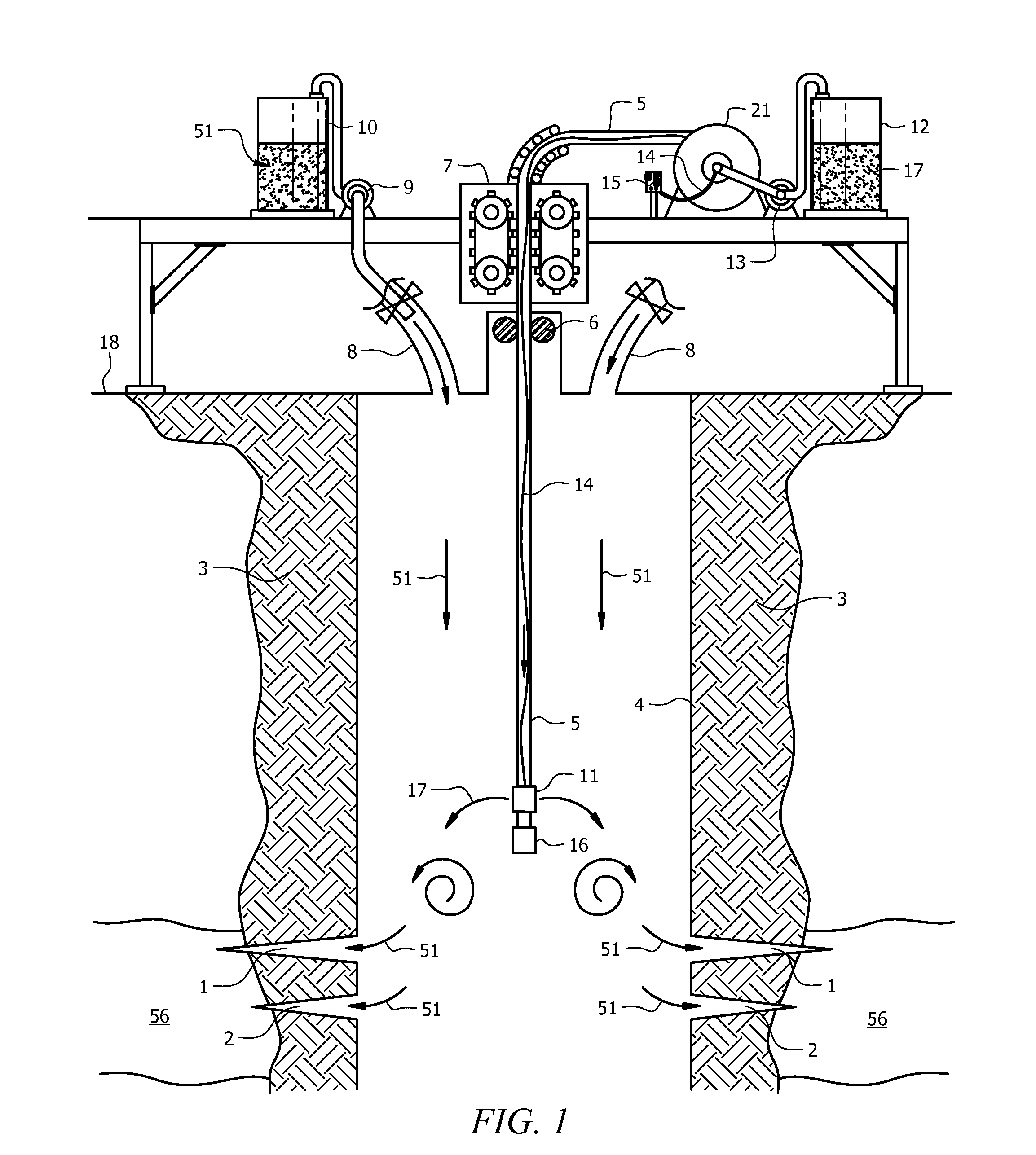 Method and apparatus to treat well stimulation fluids In-Situ