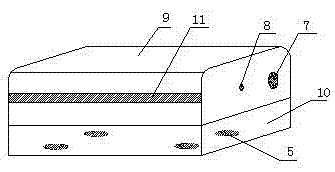 Installation-free type automobile positioning tracking device