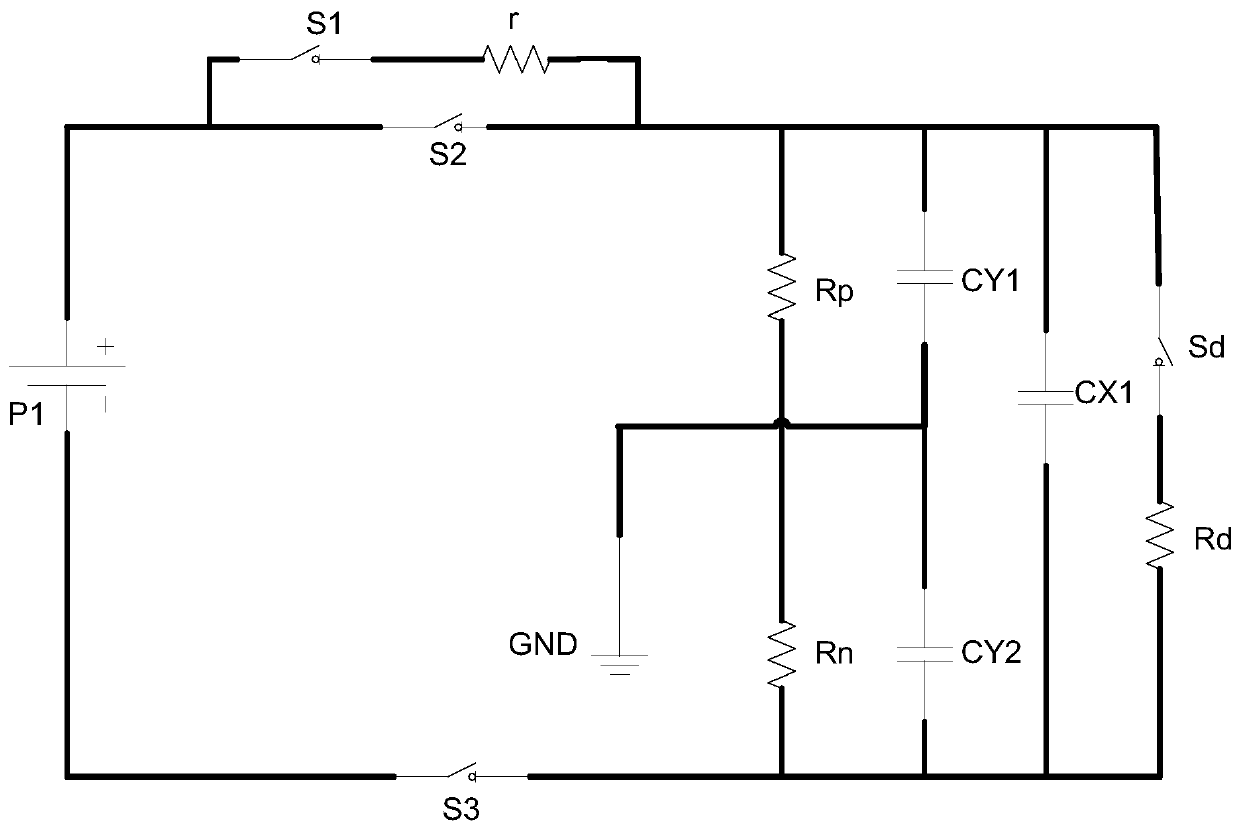 High-voltage detection circuit and detection method thereof