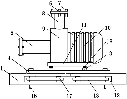 Drainage and irrigation mechanical device for modern agriculture