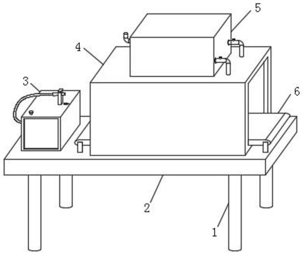 Wood board paint spraying and drying device and working method thereof