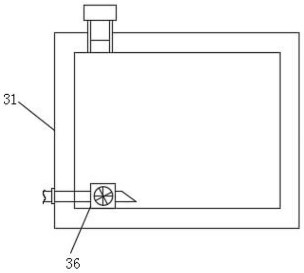 Wood board paint spraying and drying device and working method thereof