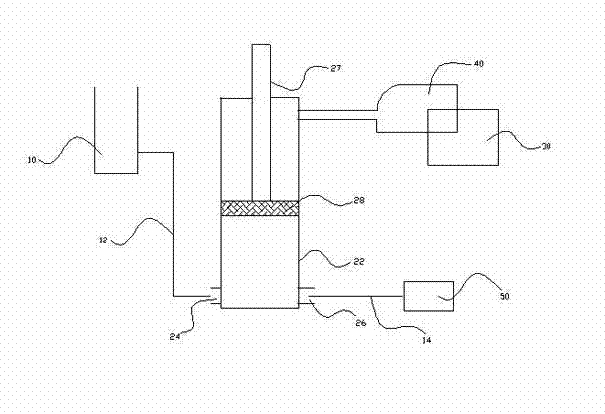 Adding device of paper pulp moulding assistant