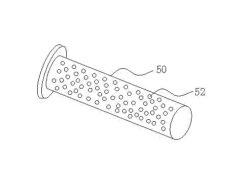 Adding device of paper pulp moulding assistant