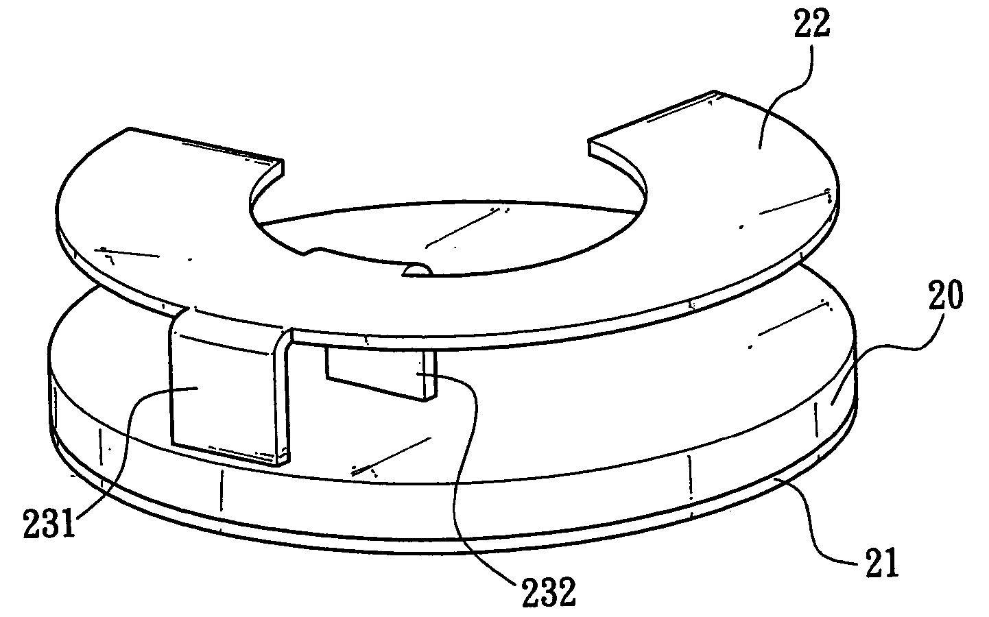 Arrangment for giving planar antenna added strength in construction