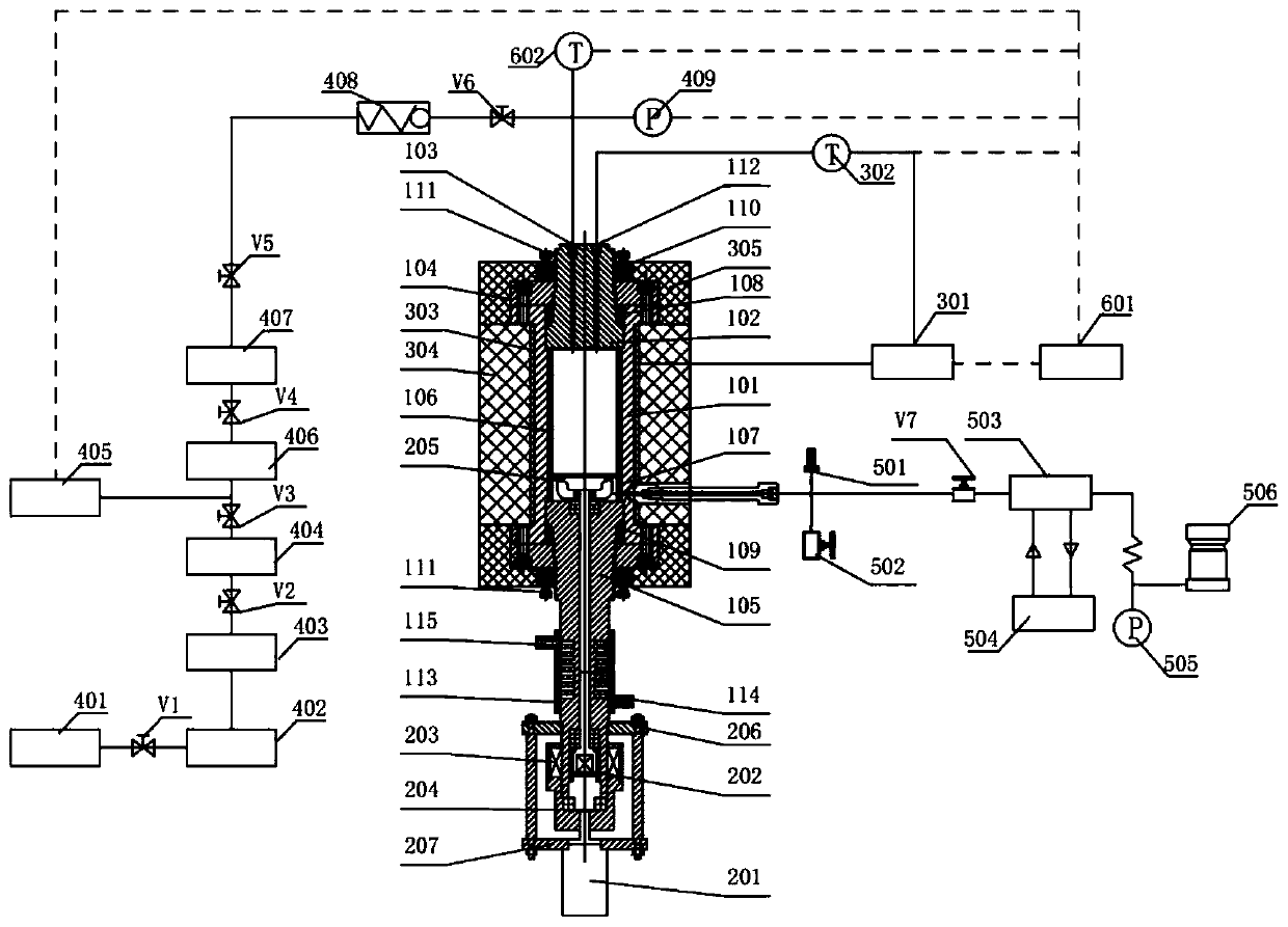 High-temperature and high-pressure supercritical carbon dioxide reaction kettle