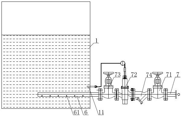 Water supply storage mechanism of marine boiler