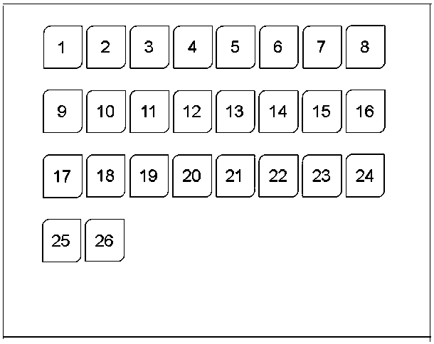 Intelligent control method for touch screen of sweeping vehicle