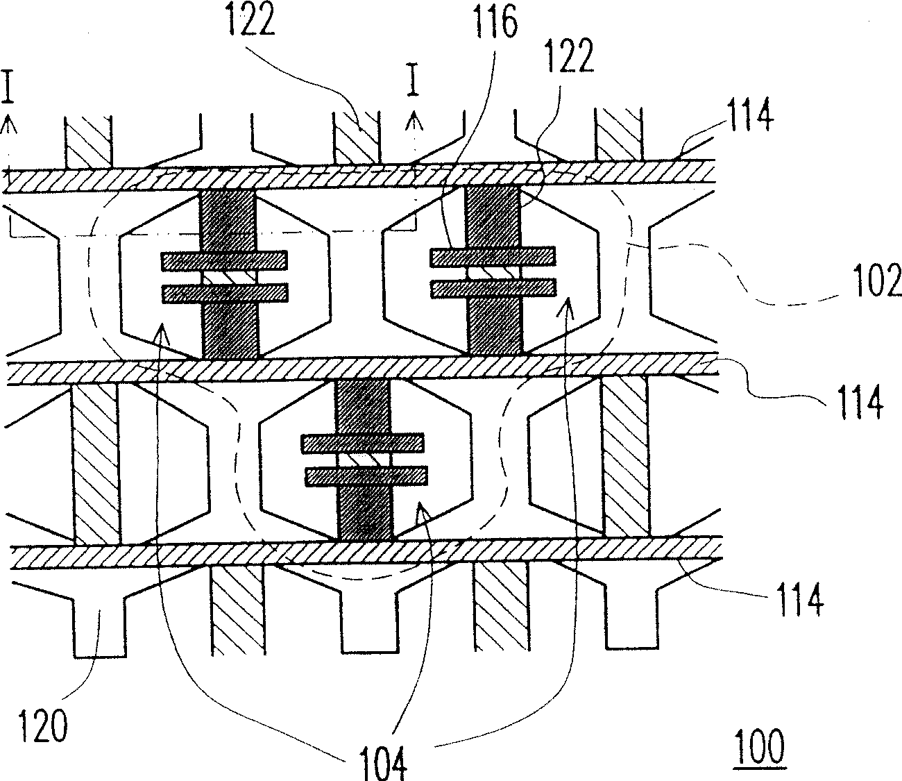 Alternating current plasma display panel