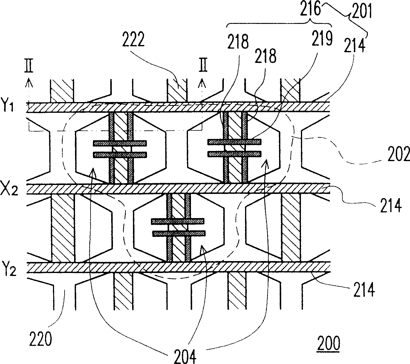 Alternating current plasma display panel