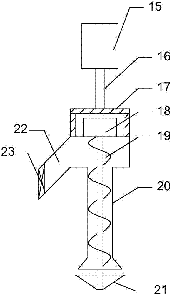 Efficient tree seedling planting device