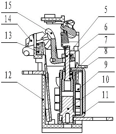 A tripping device with adjustable protection level used in molded case circuit breakers