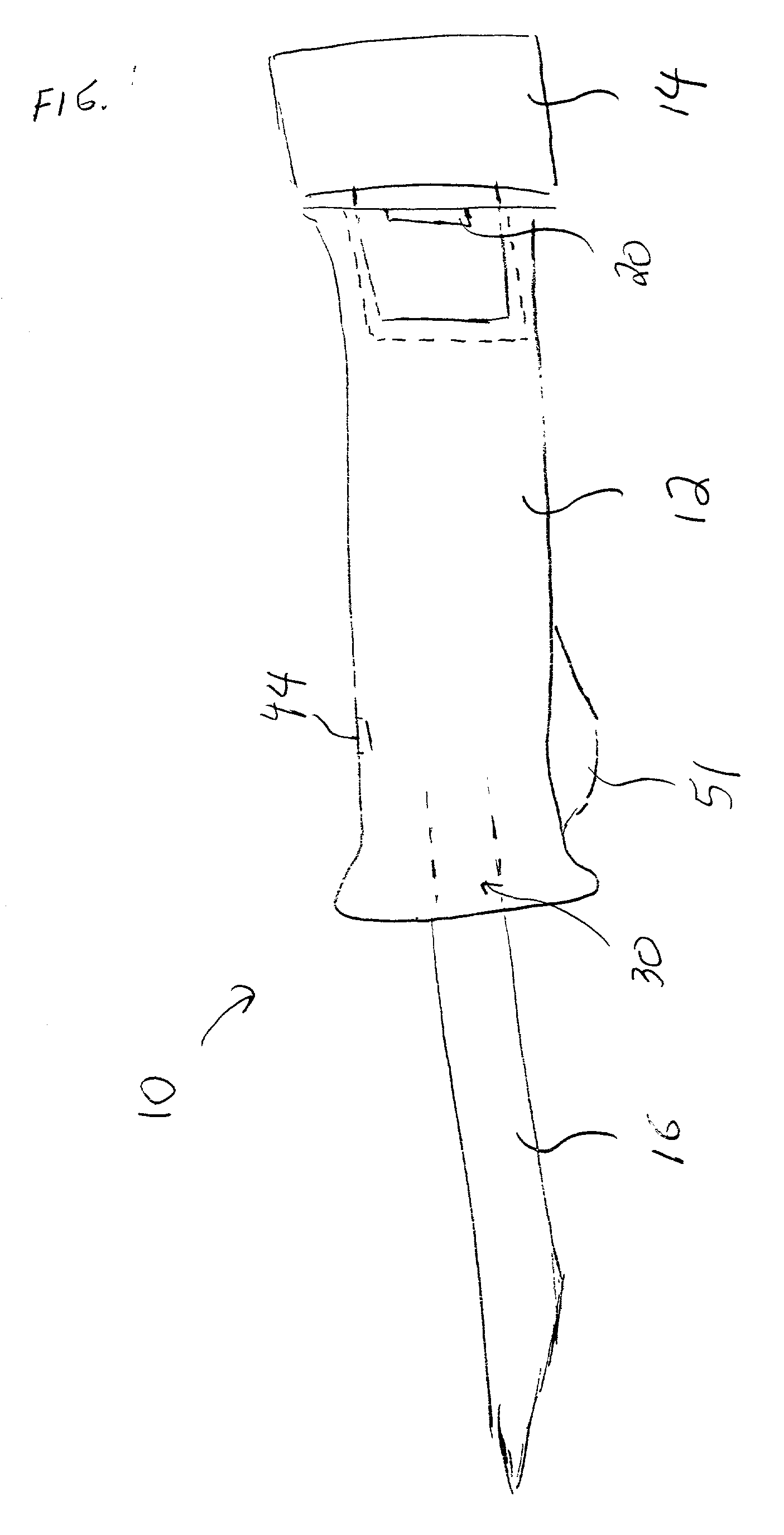 Cordless knife having an interchangeable, rechargeable battery