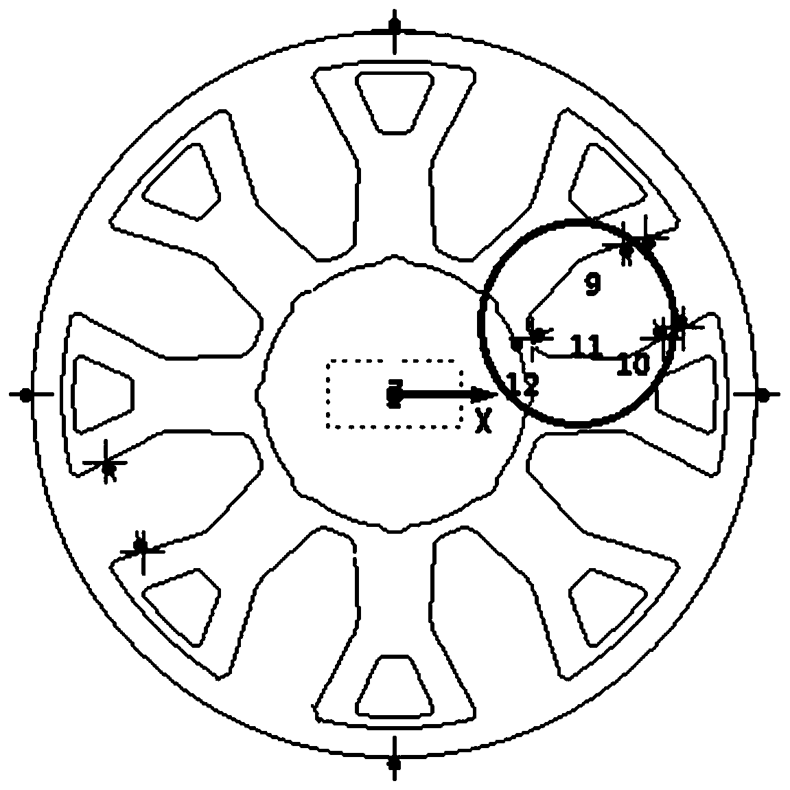 A Method for Generating Compensation Path of Online Measuring Hub