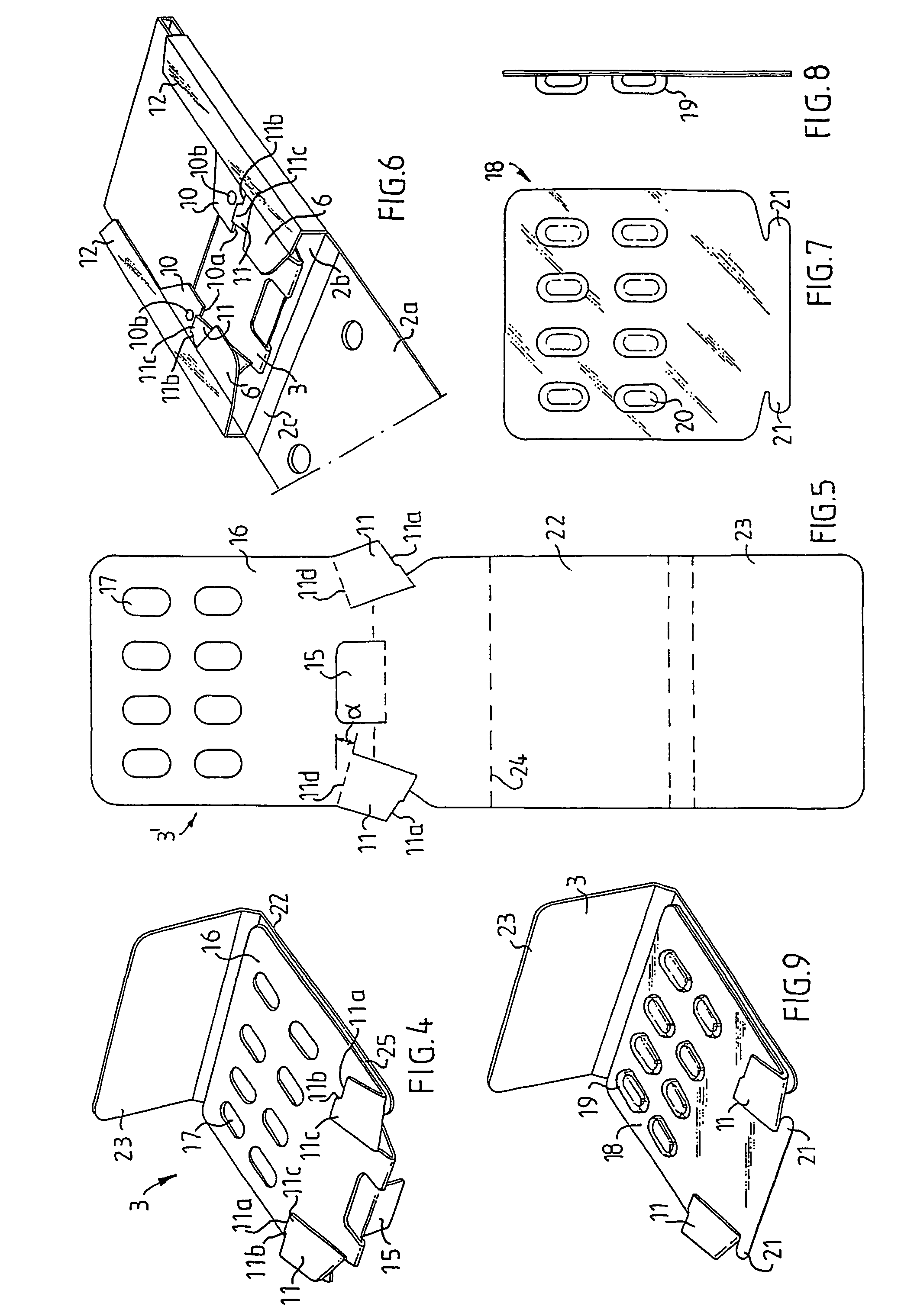 Child resistant package with slidable tray section