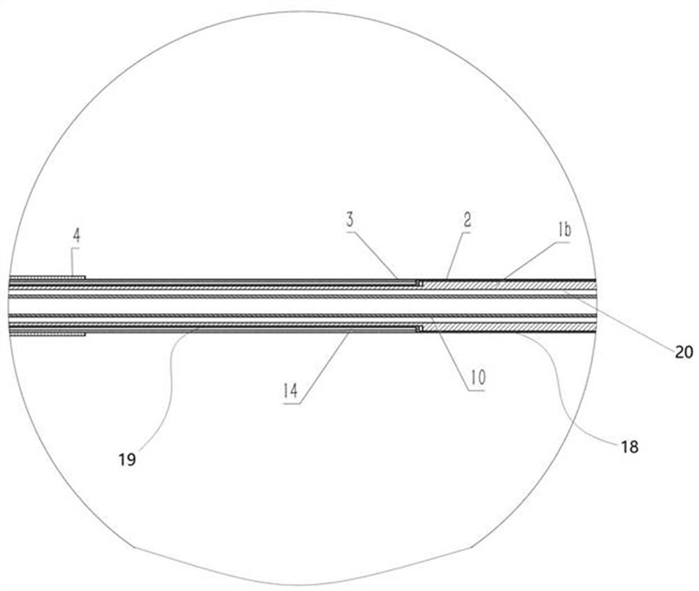 Electroporation water-cooled internal circulation bipolar ablation needle and lesion ablation device