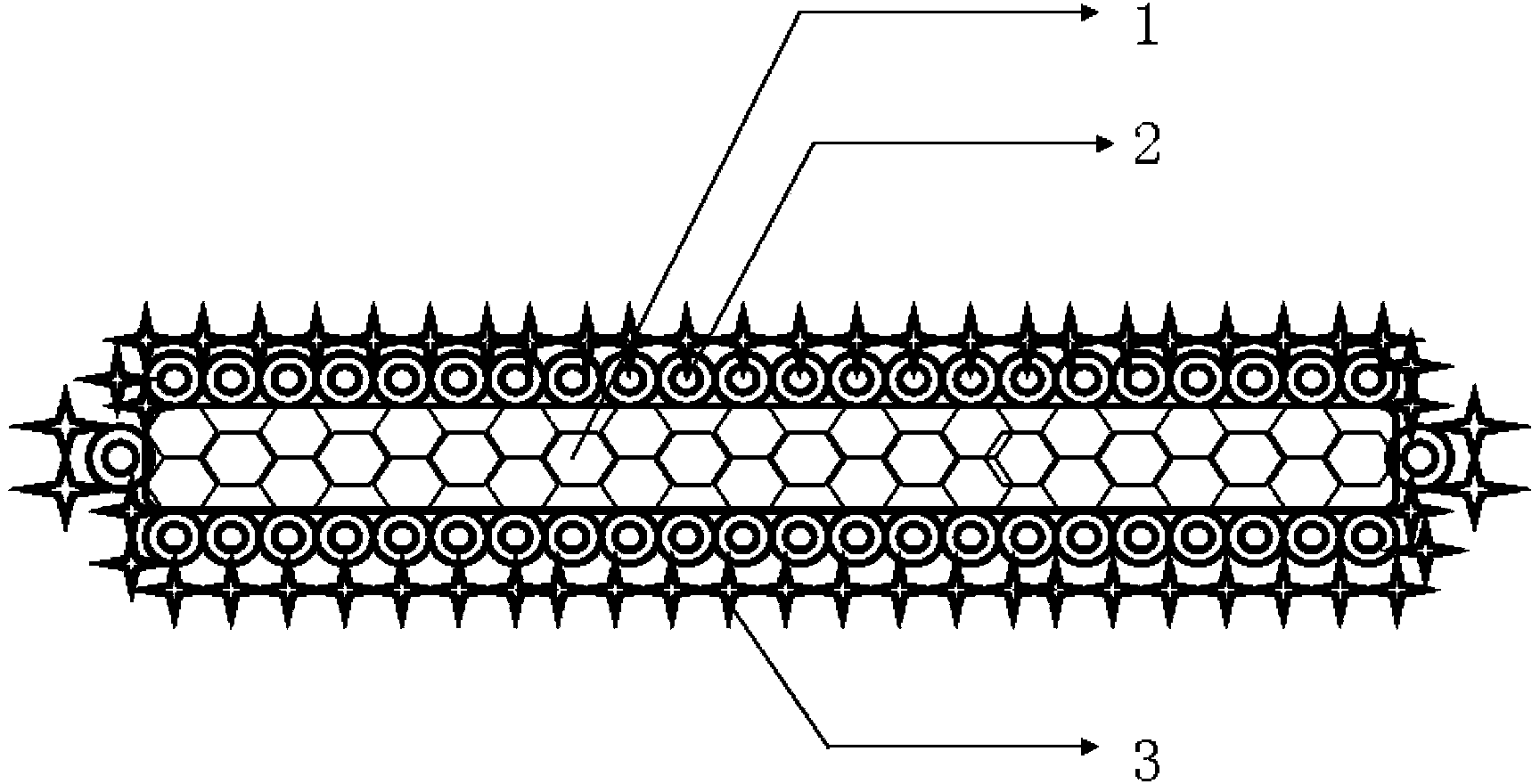 Surface enhanced Raman scattering probe based on carbon nanotube and preparation method thereof