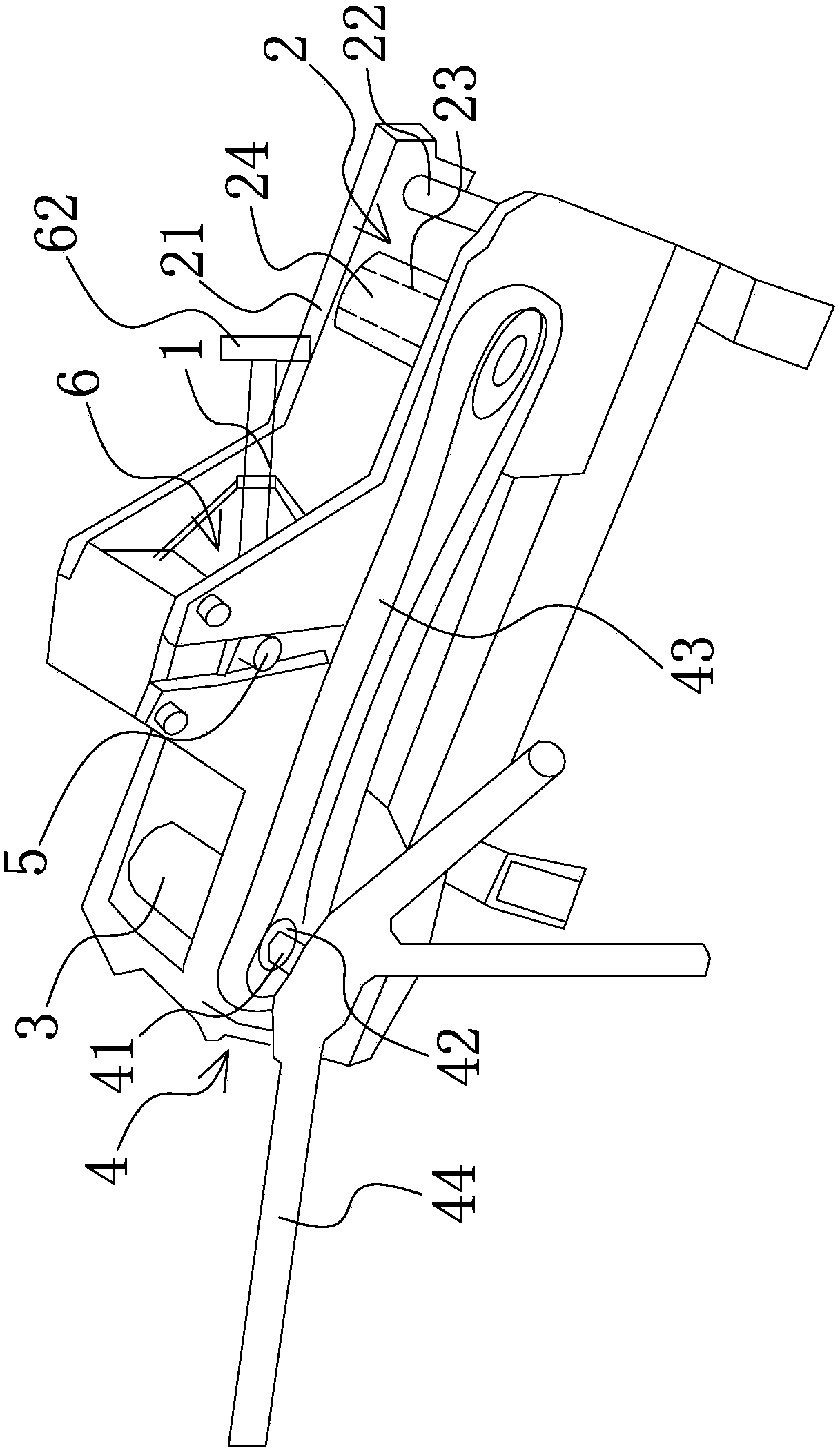 Hand-shaken type workpiece roll bending machine