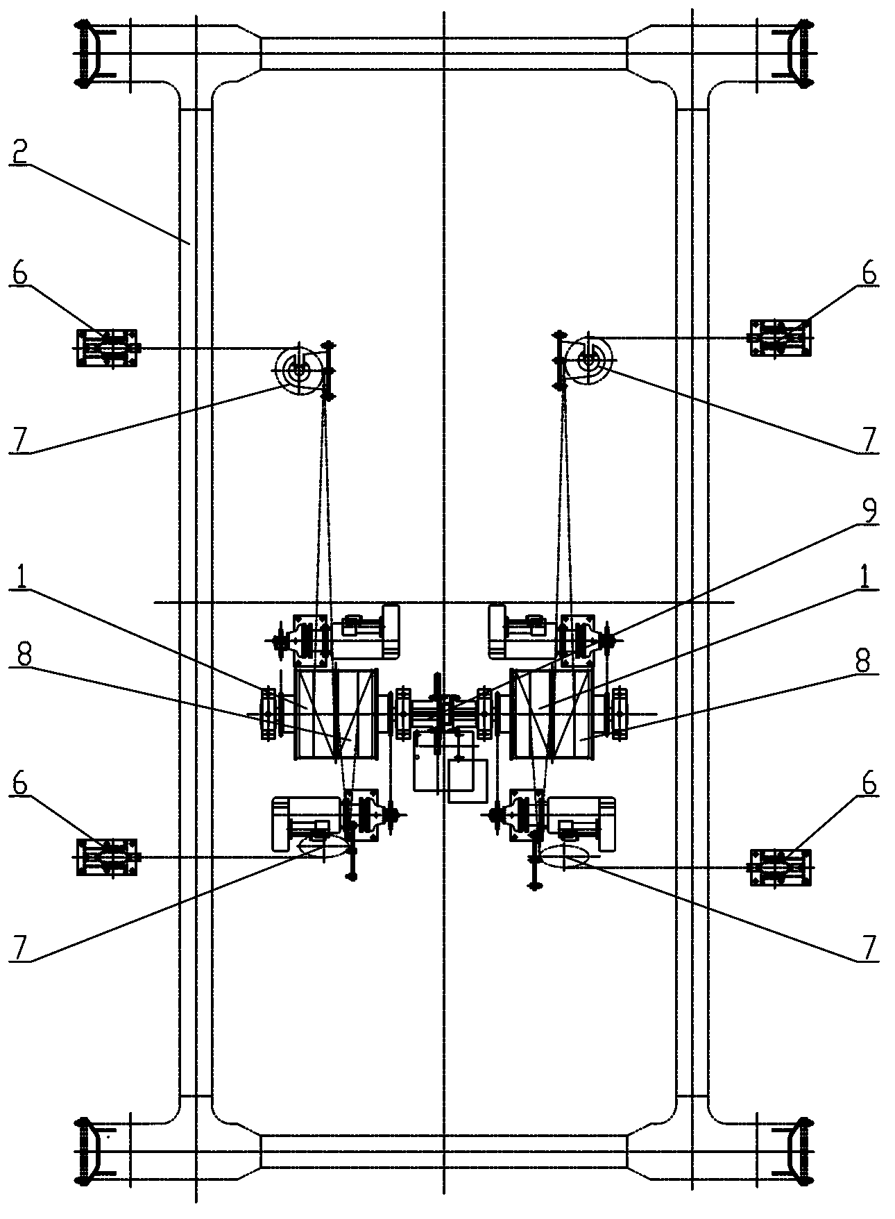 Stabilizing device of tire-type crane lift