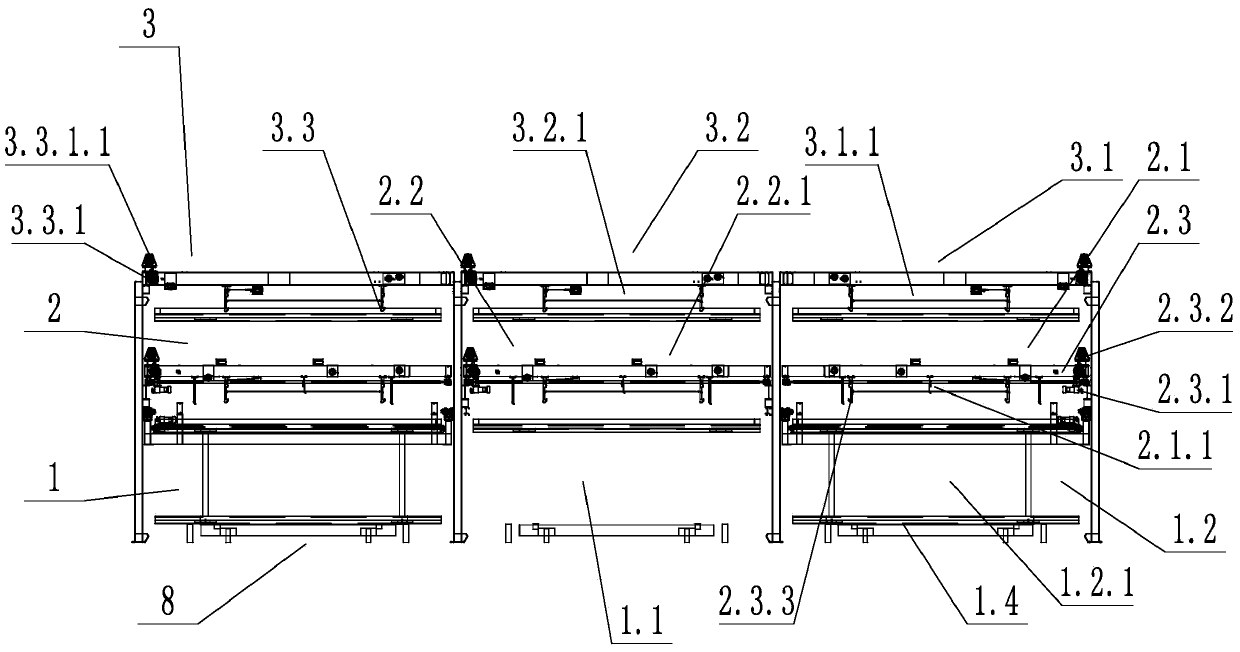 Intelligent intensive stereo garage and vehicle parking and picking-up method