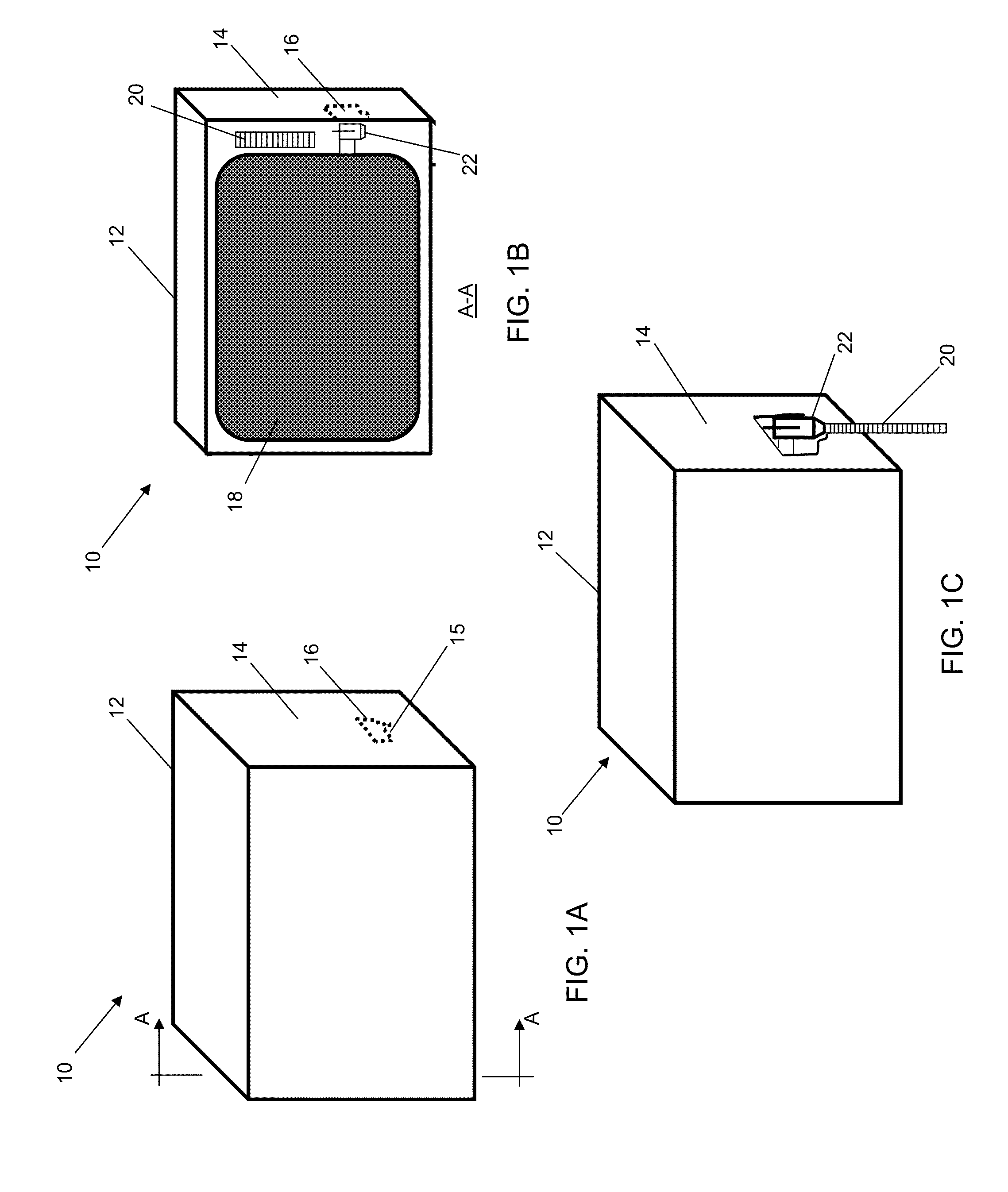 Bag in box dispensing container