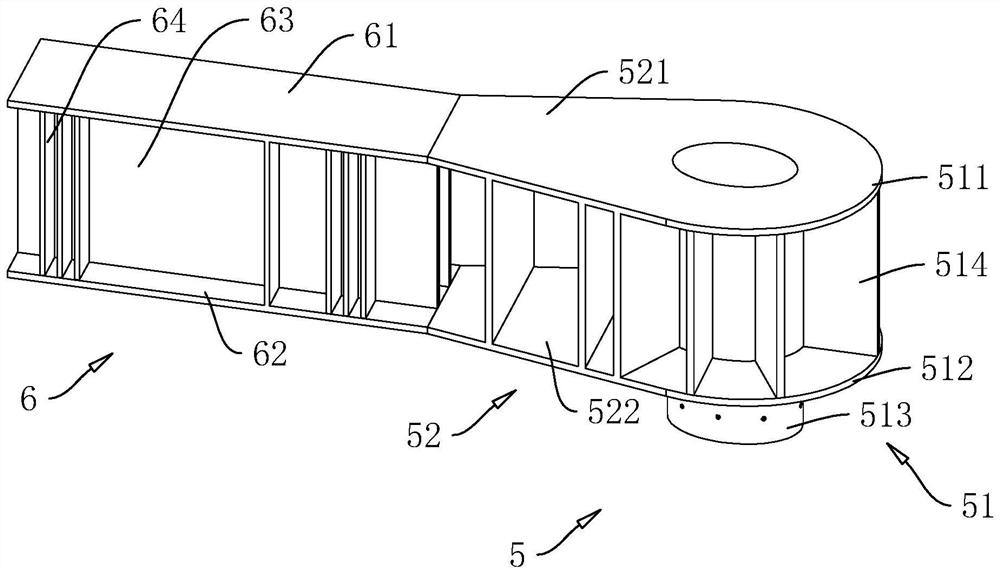 Beam supporting and column pulling construction method