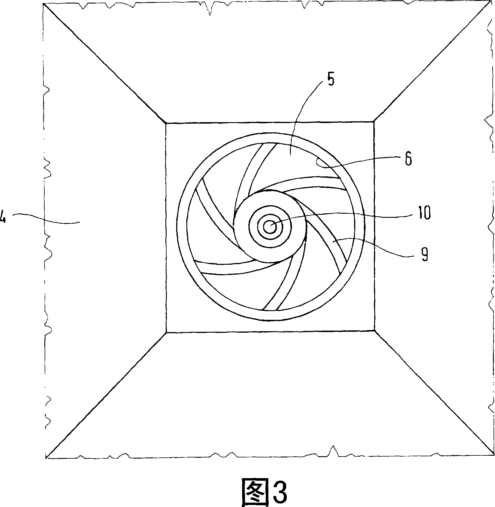 Device for separating the stalks of fruit, grouped together in clusters, from one another