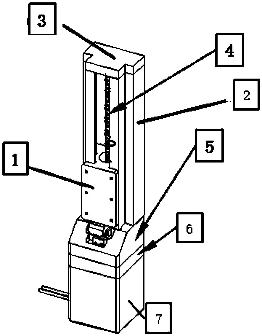 Linear electric cylinder capable of accurate zeroing