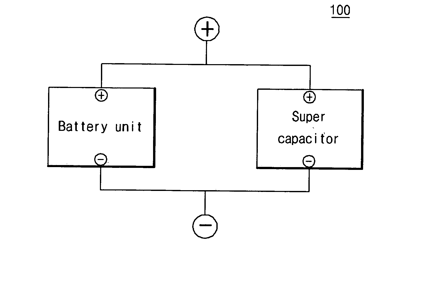 Electrode assembly having super-capacitor and lithium secondary battery having the same