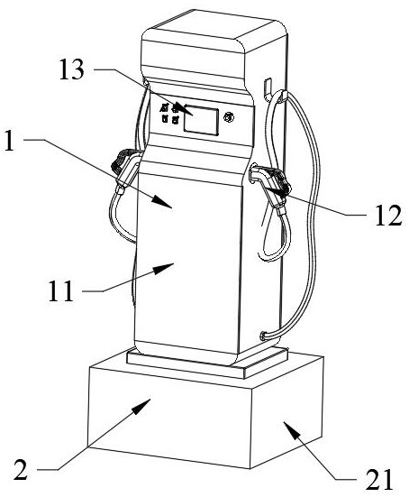 Anti-electric-shock intelligent electric vehicle charging pile