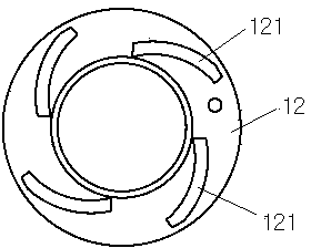 Fall-away type screw rolling machine