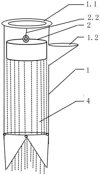 Soft soil foundation excitation well digging device and construction method thereof