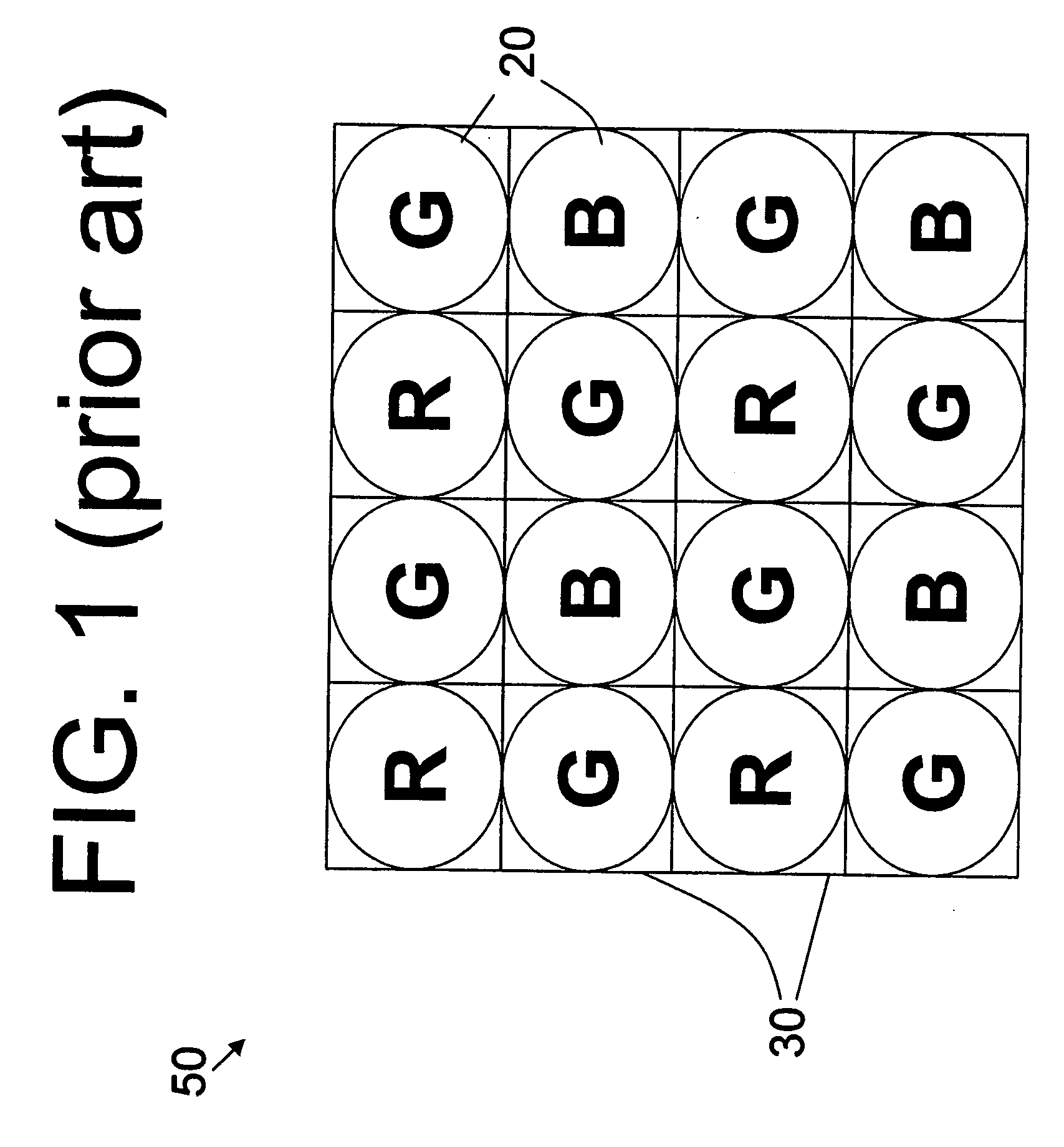 Correction method for defects in imagers