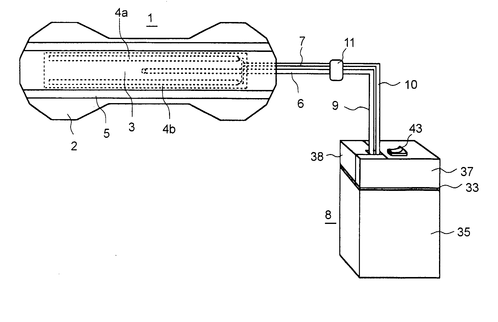 Automatic urine disposal device and urine receptacle used therefor