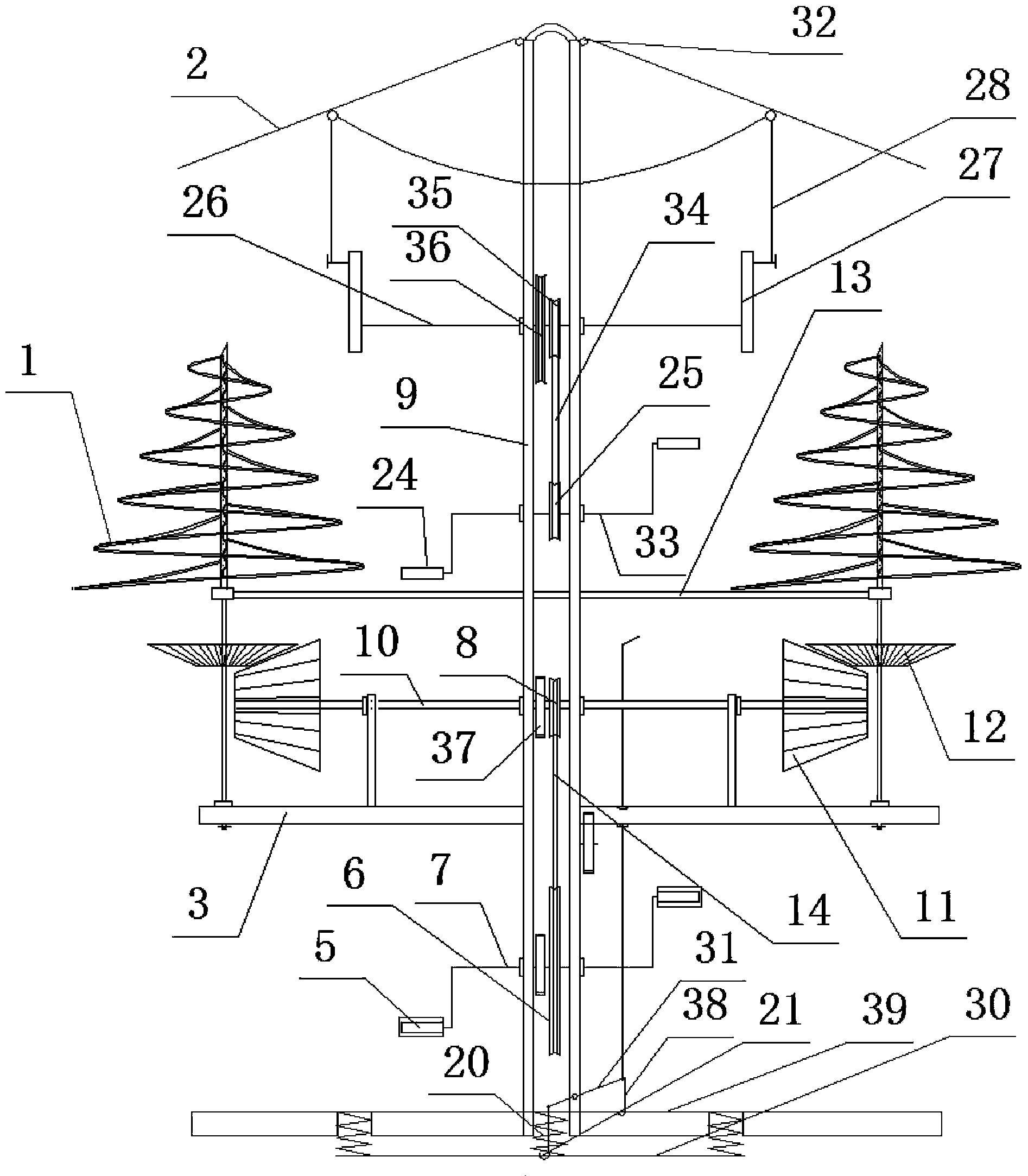 Pedaling spacecraft