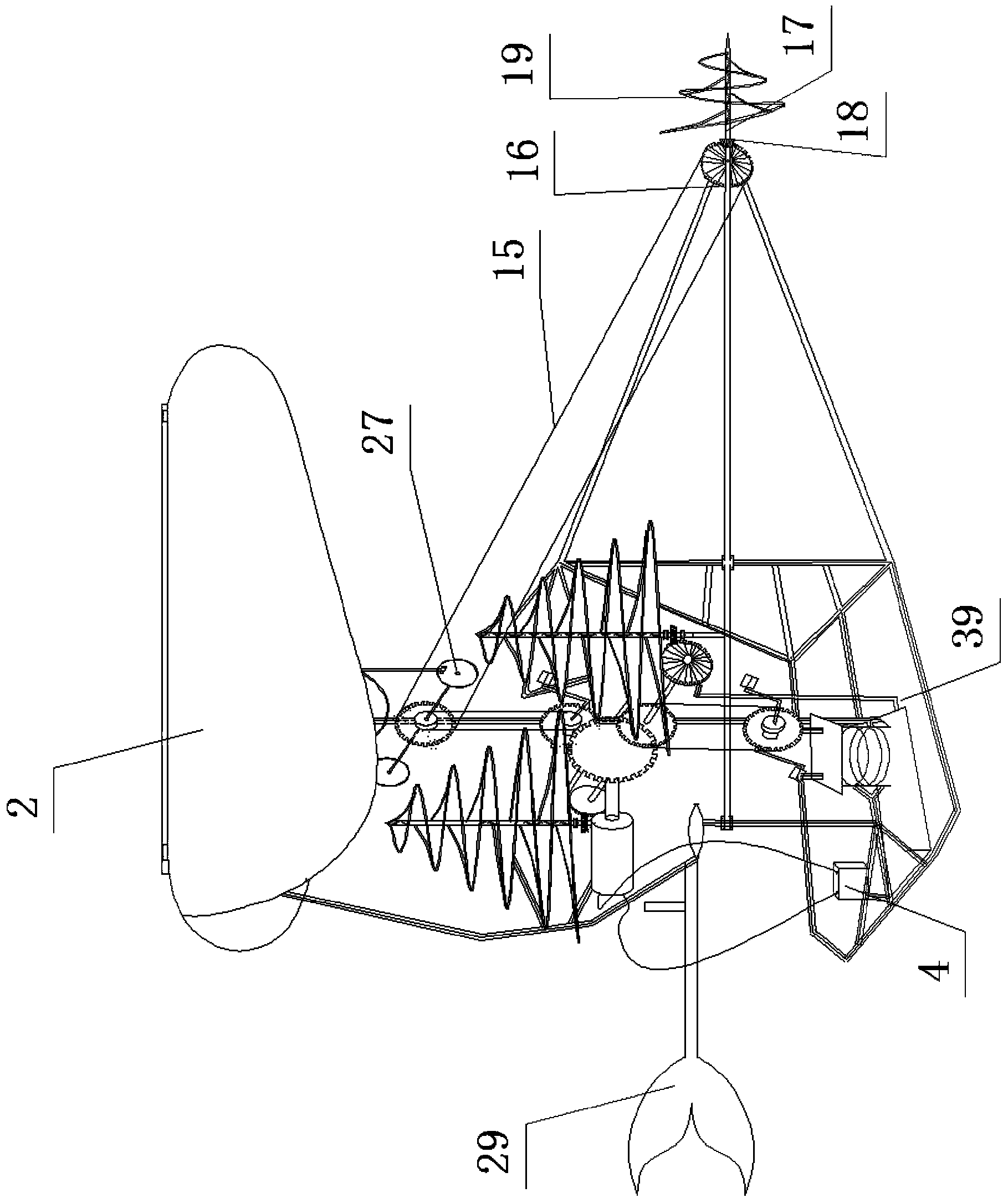 Pedaling spacecraft