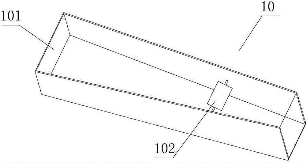 Feeding device for conveying white carbon black raw material into kettle