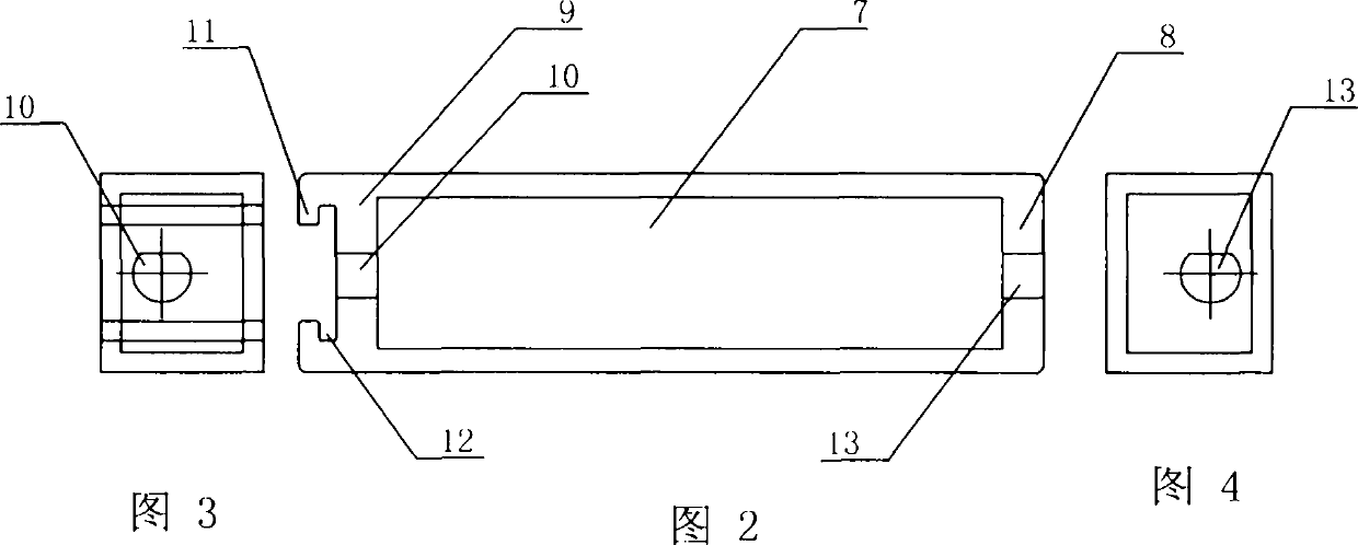 Connecting component of curtain wall system