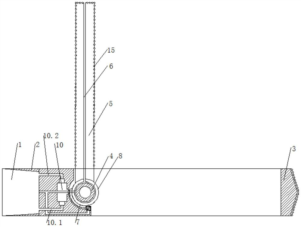 A kind of hydraulic hole reaming drilling tool and its reaming method for mechanically cavitating coal seam