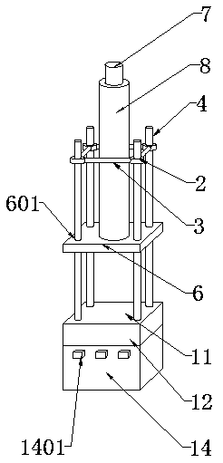 Wharf water tank experiment structure applied to drilling platform and experiment method thereof