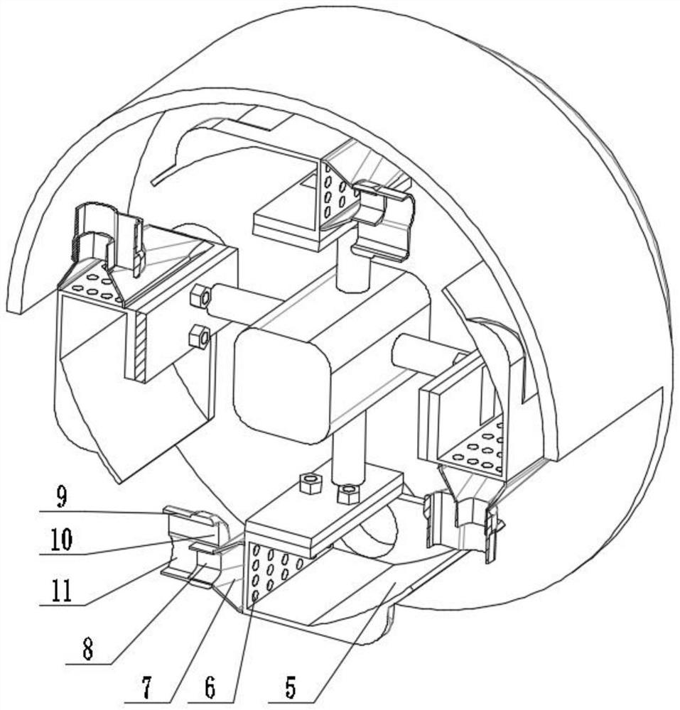 Light substance wet separator for construction waste treatment