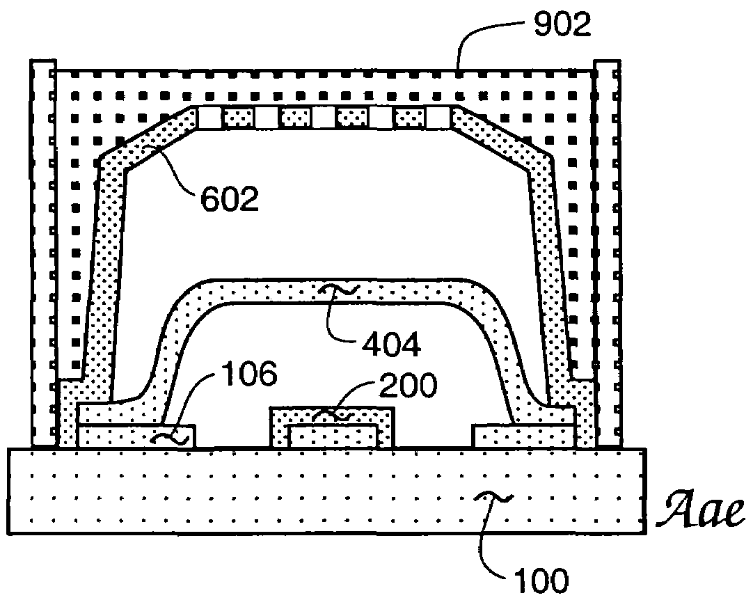 MEMS RF switch integrated process